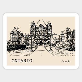 Ontario Canada Sticker